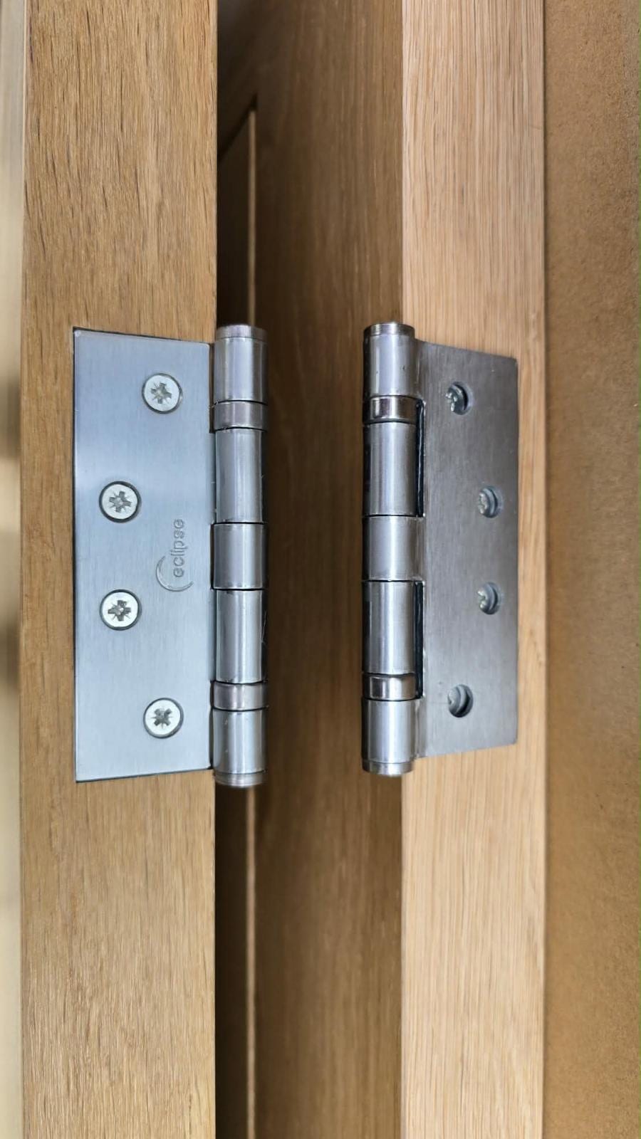 Oak door lining fitted ready for a new internal door